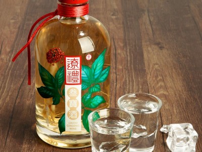 辽宁地方特产好酒东北人参酒500ml清香型送礼酒