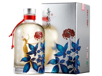 东北特产好酒辽礼人参酒500ml银色包装清香型纯粮酒