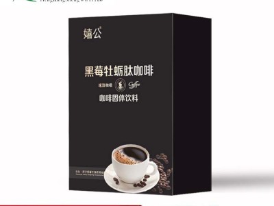 男性咖啡饮料代加工 黑莓人参牡蛎咖啡oem贴牌生产厂家
