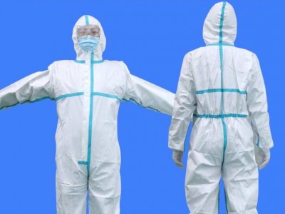 二类灭菌医用一次性防护服厂家直供隔离衣出口ce防飞沫