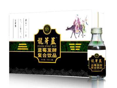 龙芽蓝蓝莓发酵复合饮品
