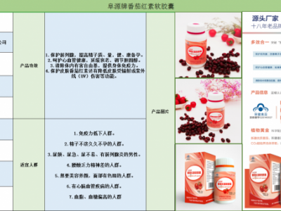 阜源牌番茄红素软胶囊