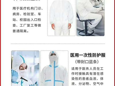 医用防护服价格 白名单厂家 医用防护服批发