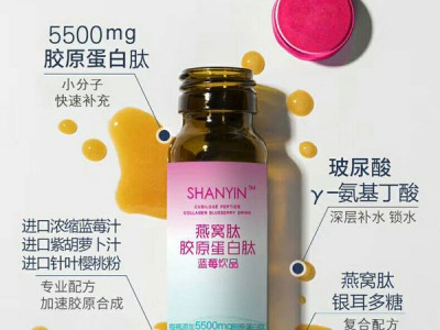 SHANYIN/善茵 燕窝肽胶原蛋白肽蓝莓饮品-批发