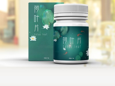 苹果醋、荷叶片