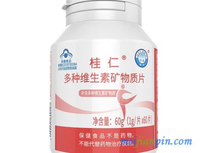 桂仁多种维生素矿物质片成人abvc补硒钙片锌