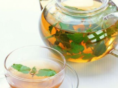 薄荷叶泡茶，薄荷叶泡水