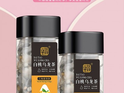 饮典白桃乌龙茶60g/罐批发OEM专业代加工