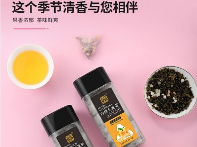 饮典白桃乌龙茶60g/罐批发OEM专业代加工