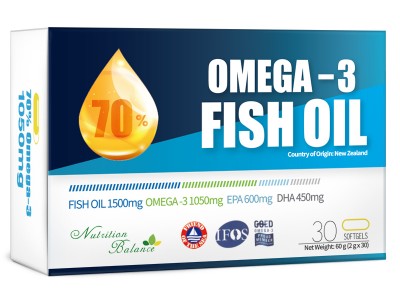 [新西兰进口]天萃恩70%高纯度深海鱼油Omega-3