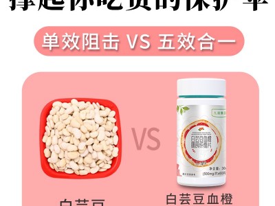 九港集团白芸豆血橙膳食纤维片