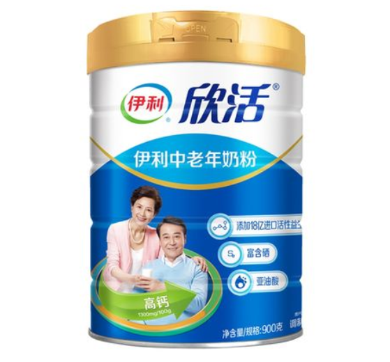 伊利中老年无糖奶粉有哪些