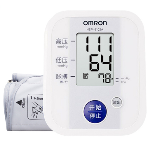 欧姆龙电子血压计HEM-8102A(上臂式) 欧姆龙电子血压计使用说明