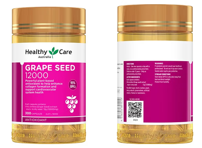 healthy care葡萄籽新包装(健康呵护：葡萄籽全新包装)