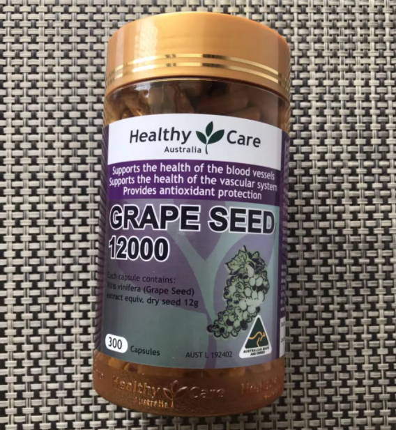 澳洲100粒装葡萄籽(澳洲出产葡萄籽100颗装，抗氧化健康护航)