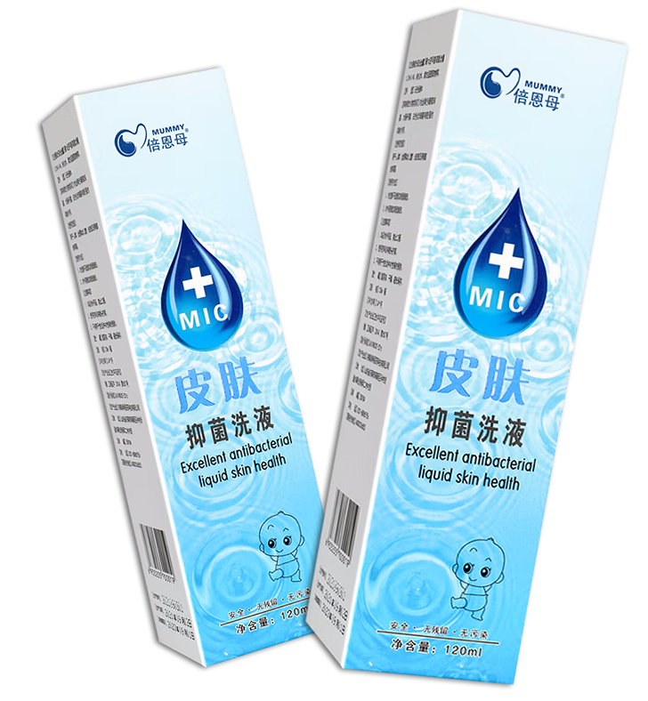 肤幼健抑菌洗液功效(肌肤倍润  绿叶萃取 抑菌洗液)