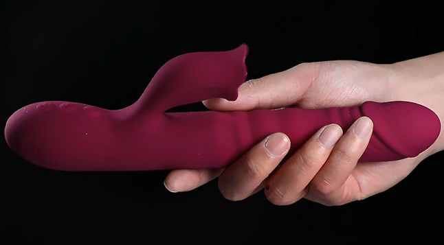 女士加粗自慰器充电加热型