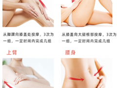 纤体霜的按摩手法图 手法正确才能有好的效果