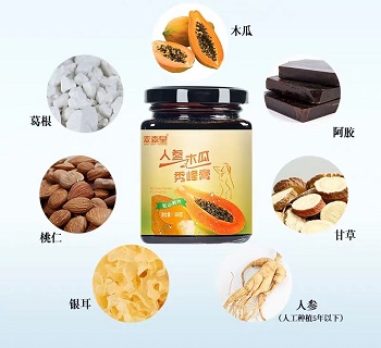 image 人参木瓜秀峰膏的成分