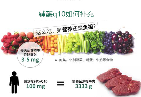 辅酶q10如何补充
