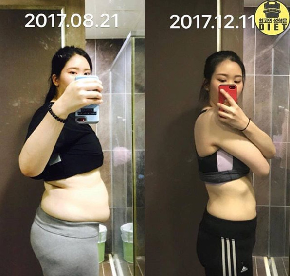 减肥前后对比照片图女 激起瘦身动力