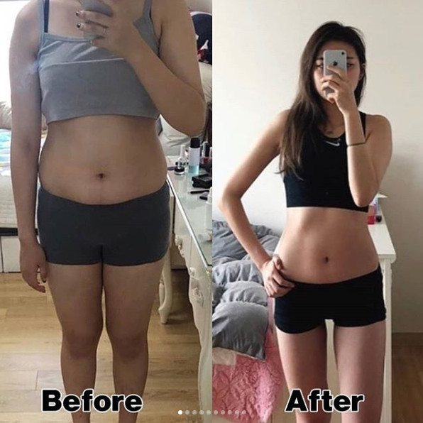 减肥前后对比照片图女 激起瘦身动力