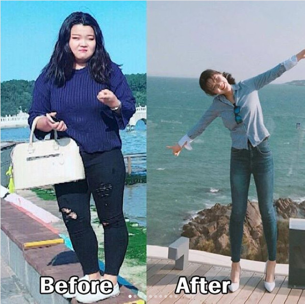 减肥前后对比照片图女 激起瘦身动力