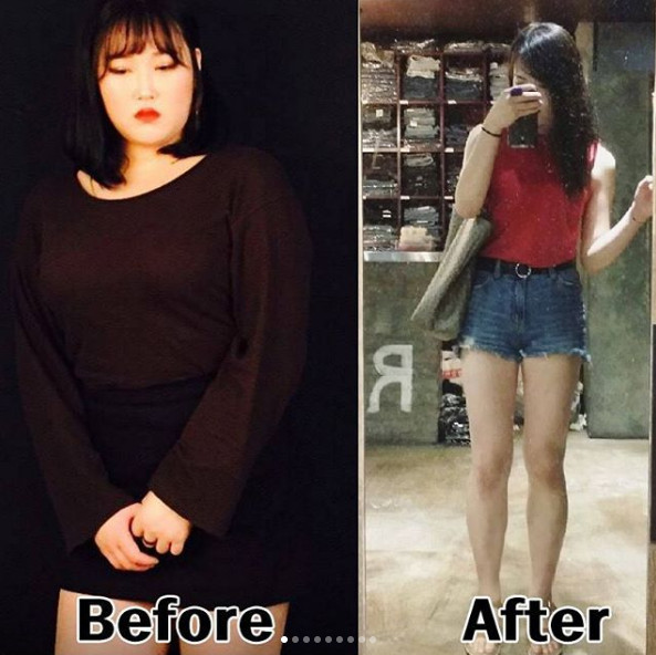 减肥前后对比照片图女 激起瘦身动力