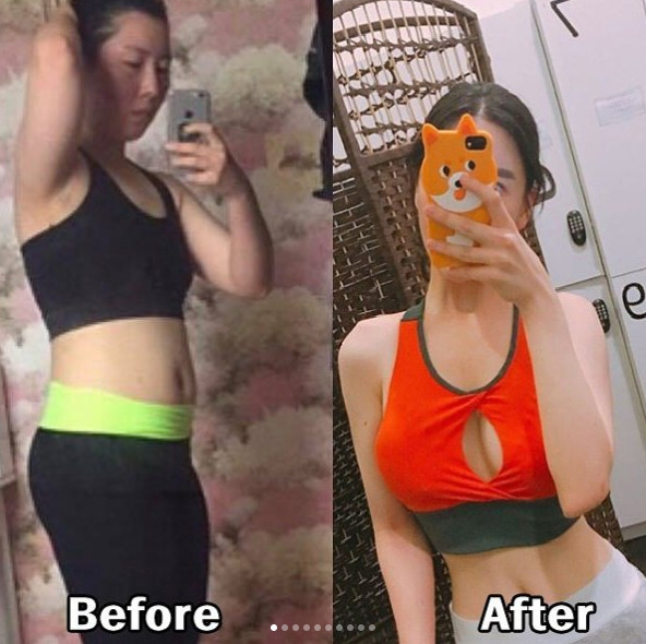 减肥前后对比照片图女 激起瘦身动力