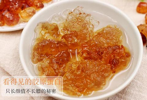 胶原蛋白丰富的桃胶
