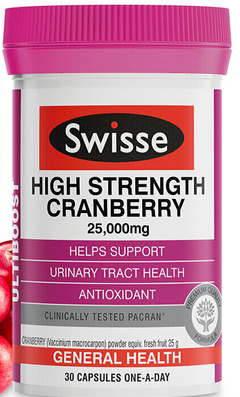 澳洲Swisse 蔓越莓精华胶囊