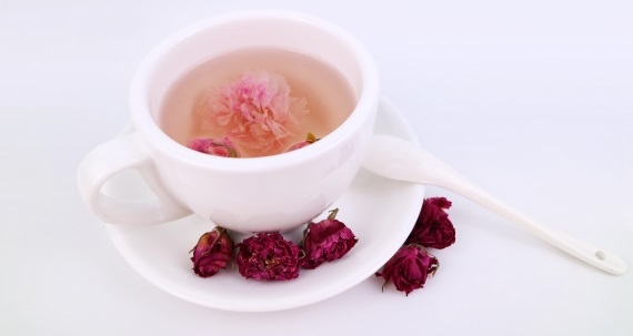 玫瑰花泡水