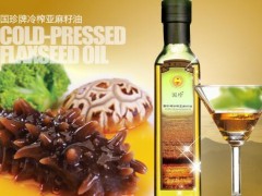 国珍亚麻籽油的功效与作用