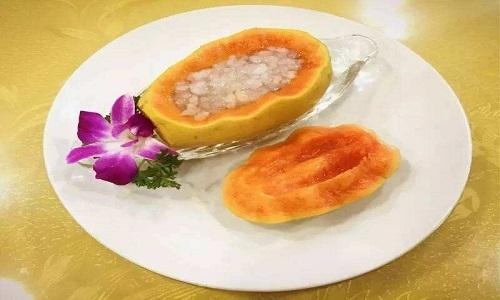木瓜炖雪蛤 木瓜炖雪蛤