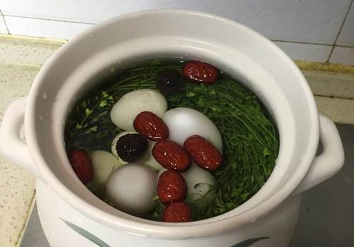 地菜煮蛋 地菜煮蛋