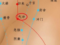 气冲的准确位置怎么找 气冲的功效与作用