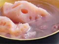 莲藕汤的功效与作用