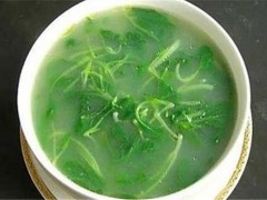 菠菜汤的功效与作用