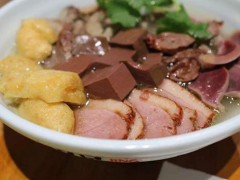 鸭血粉丝汤的功效与作用