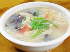 金针菇汤的功效与作用