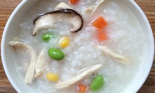 香菇鸡肉粥