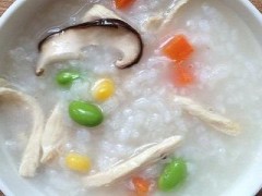 香菇鸡肉粥的功效与作用