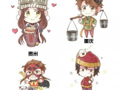 大陆省份拟人画网络爆红：尽显各地风土人情