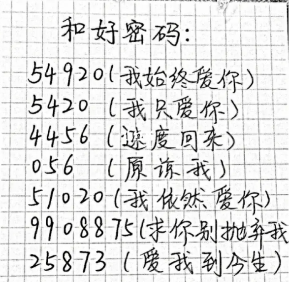 521是什么意思 爱情数字语言大全说我爱你