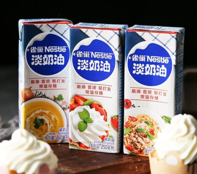 雀巢淡奶油250ml怎么打发、打发要多久、加多少糖