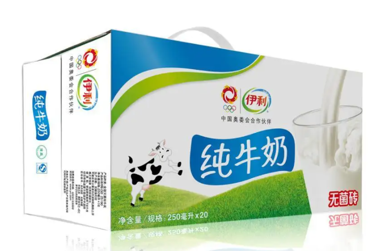 伊利纯牛奶的营养配料成分表、图片