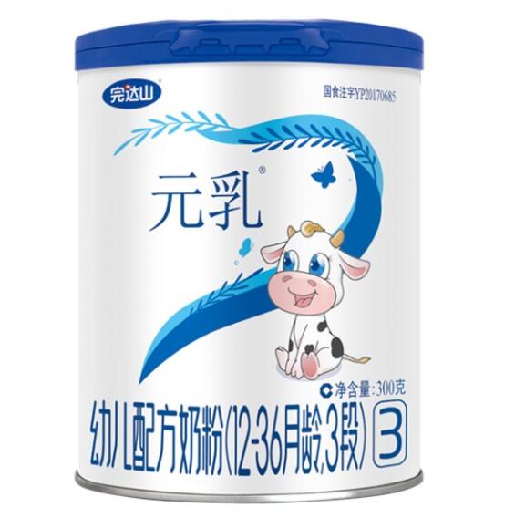 完达山元乳奶粉配方表图片、特点