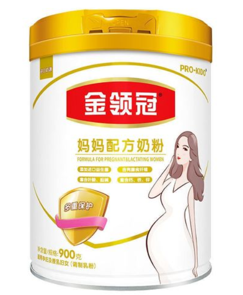 伊利金领冠孕妇奶粉能喝吗、含糖吗、孕妇喝好吗