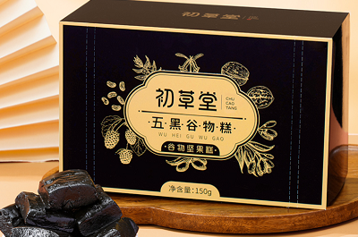 初草堂五黑谷物糕