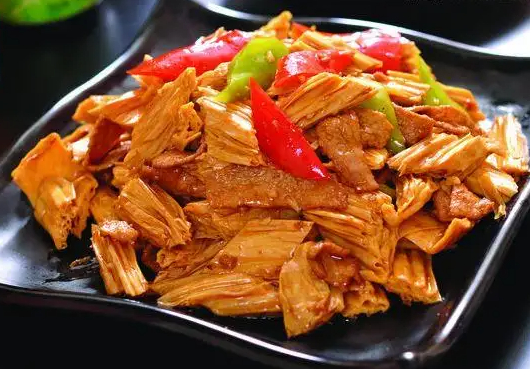 腐竹炒肉有营养吗